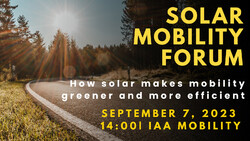 Solar Mobility Forum: How Solar Makes Mobility Greener and More Efficient