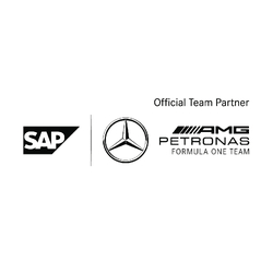 Logo von SAP + Mercedes-AMG PETRONAS Formula One Team