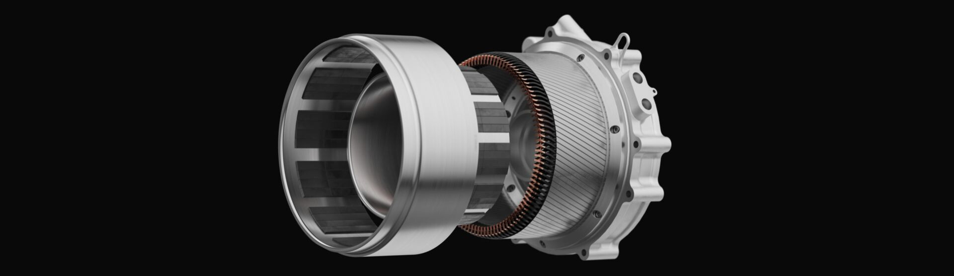 DeepDrive - Projekt FAR Entwicklung neuartiger Fertigungsprozesse von Elektromotoren DeepDrives patentierte Doppelrotor, Radialfluss Topologie